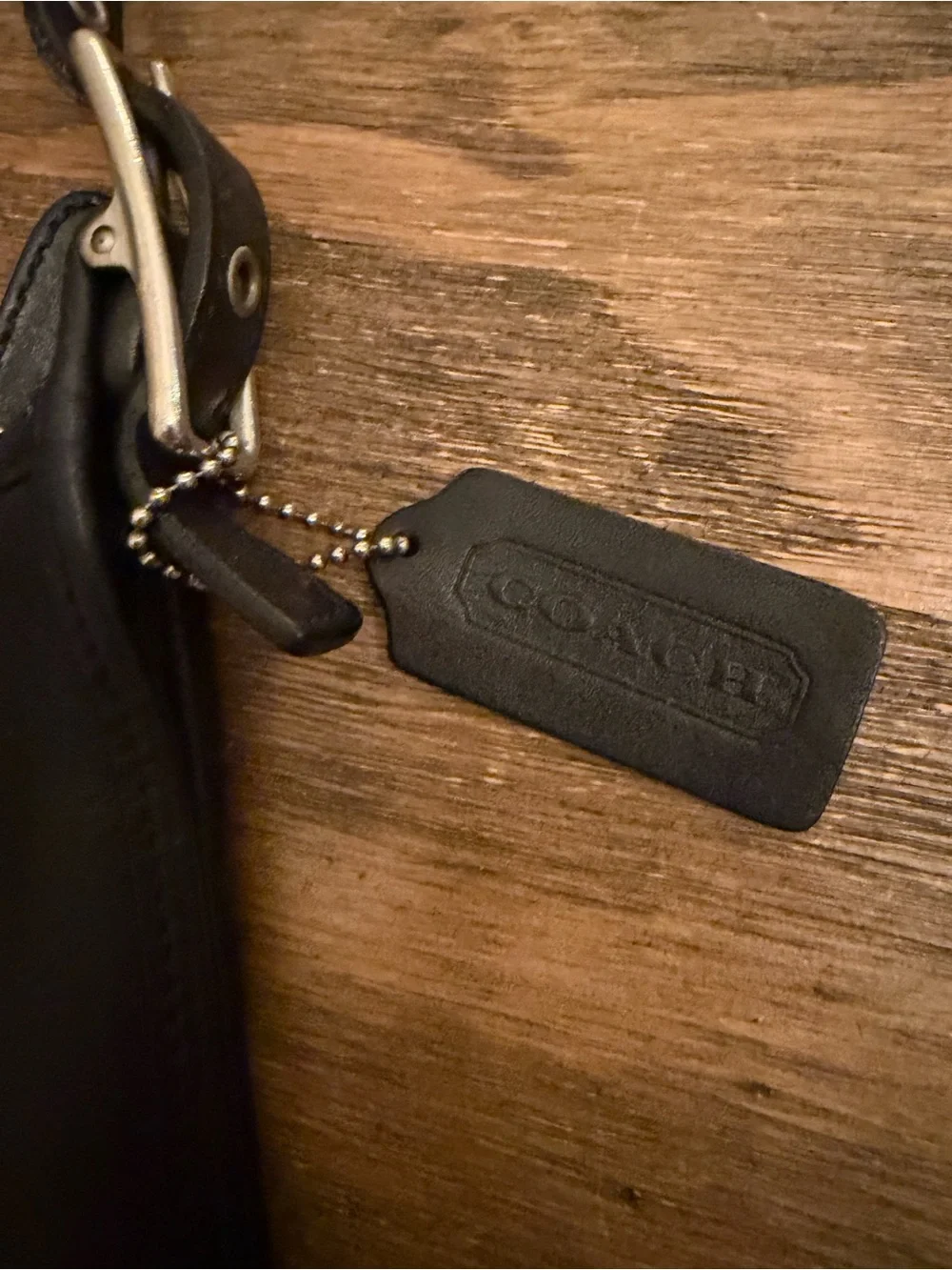 Y2K Coach Legacy Black Leather Mini Crossbody Bag Purse 6610 Rare
